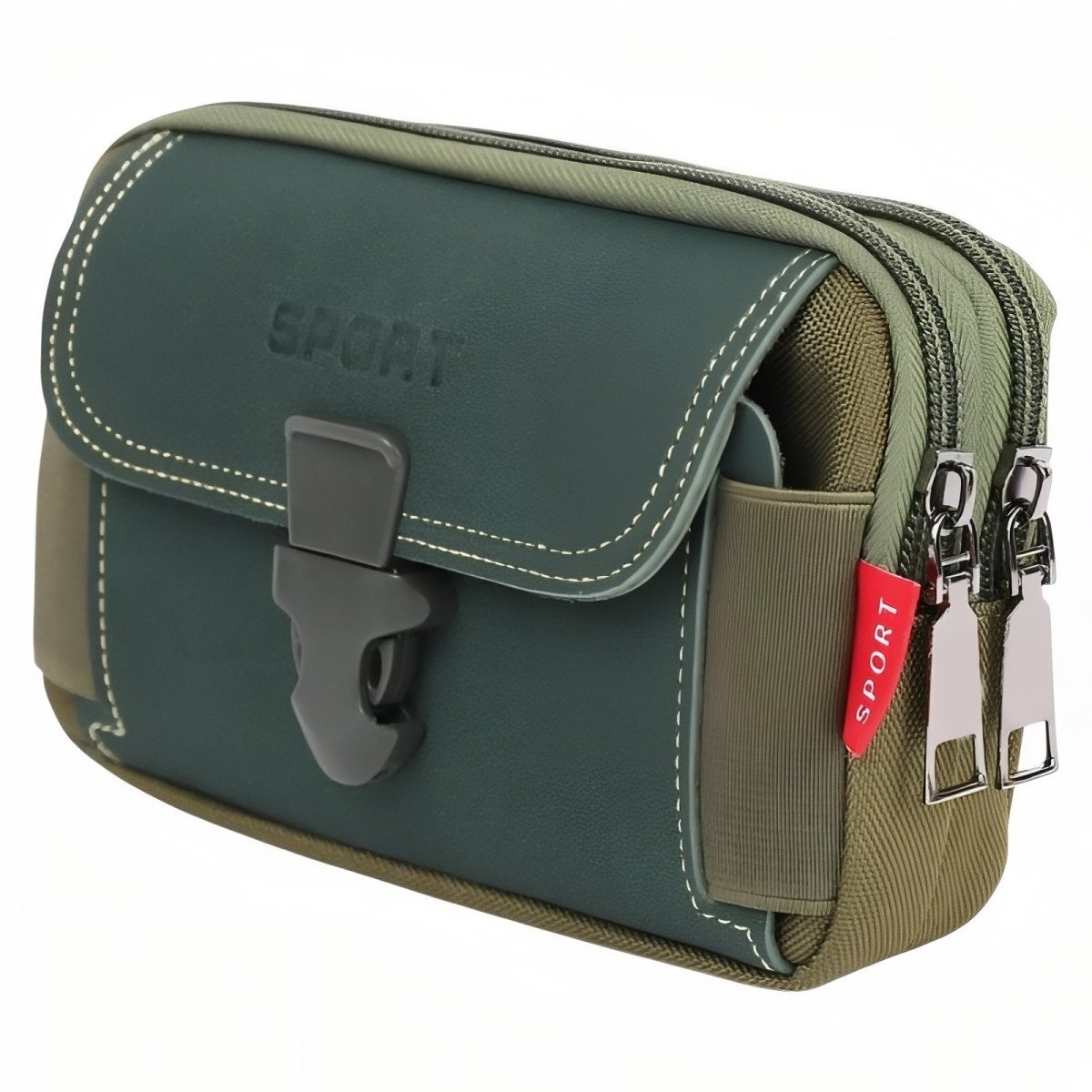Durable Compact Hiking Pouch with Belt Attachment