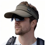 Breathable Hiking Cap with Integrated Visor and Sunglasses