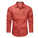 Lightweight Durable Long-Sleeve Outdoor Shirt for Men