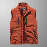 Lightweight Water-Resistant Sleeveless Cargo Vest