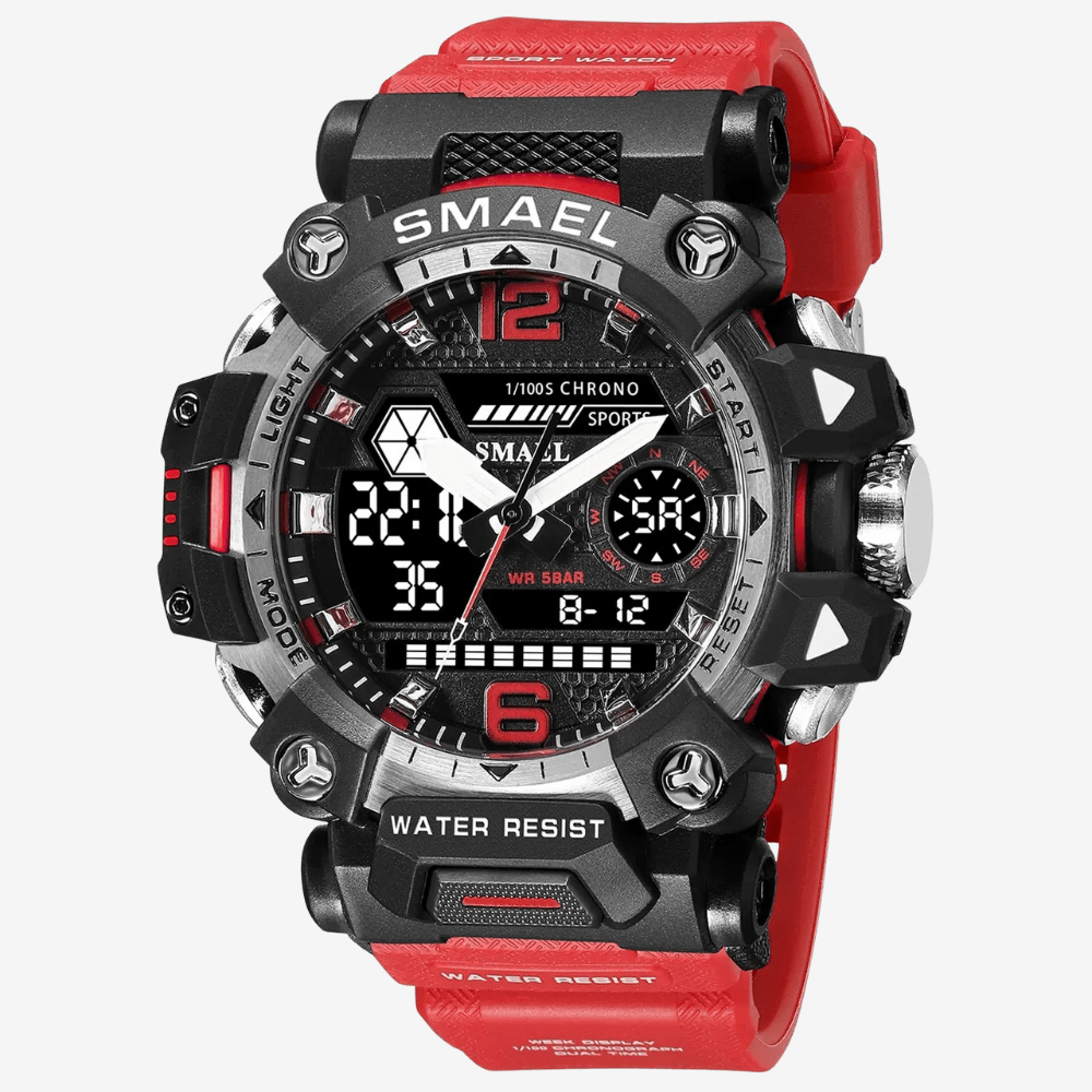 Shock-Resistant Waterproof Outdoor Watch