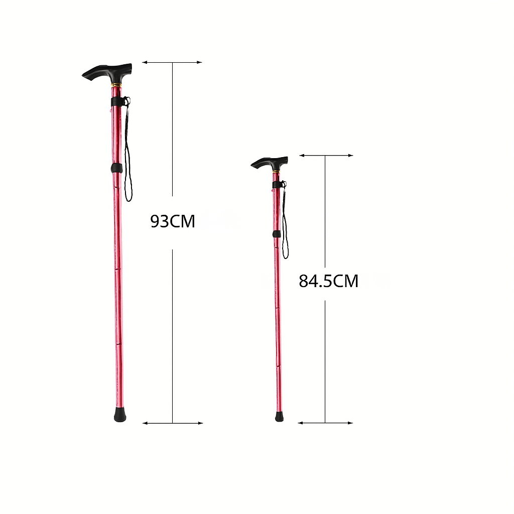 Adjustable Folding Trekking Pole – Lightweight Telescopic Walking Stick