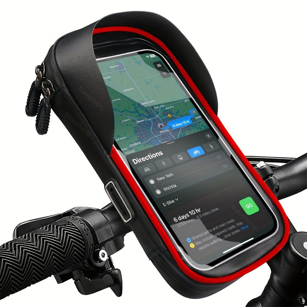 Waterproof Phone Holder – 360° Rotating Bike and Motor Mount