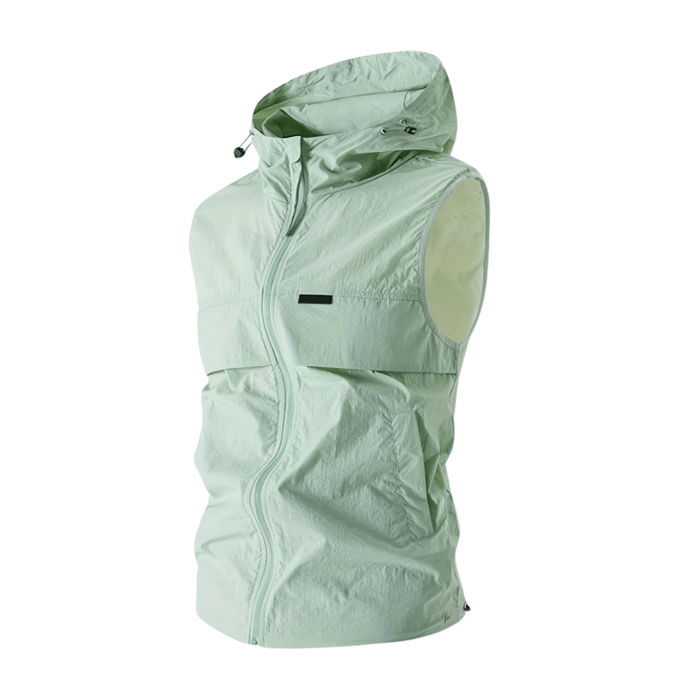 Lightweight Hooded Sleeveless Vest