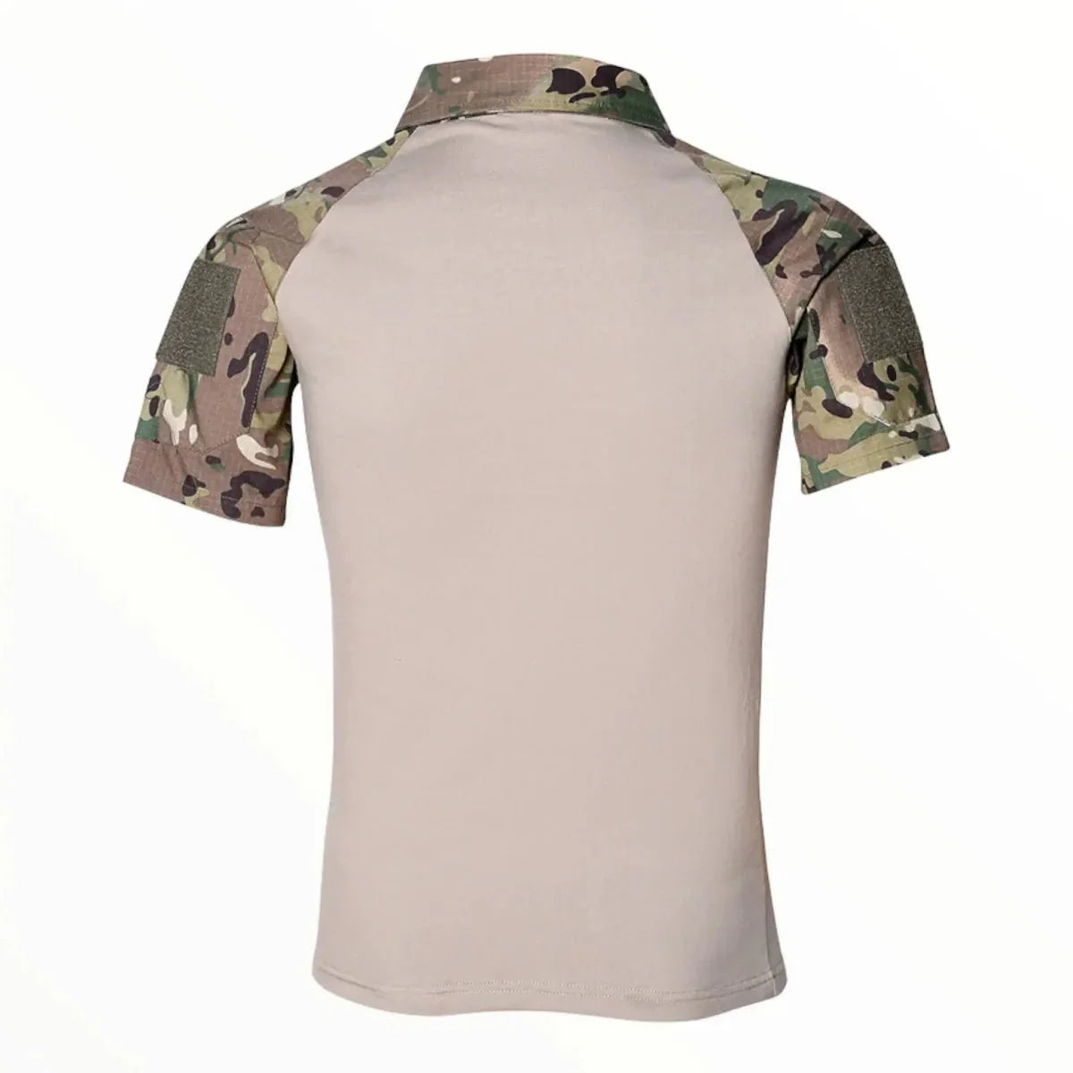 Breathable Zip-Neck Short Sleeve Outdoor T-Shirt