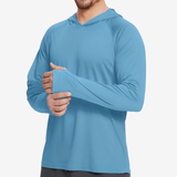 Men’s Breathable Long Sleeve Hiking T-Shirt with UV Protection