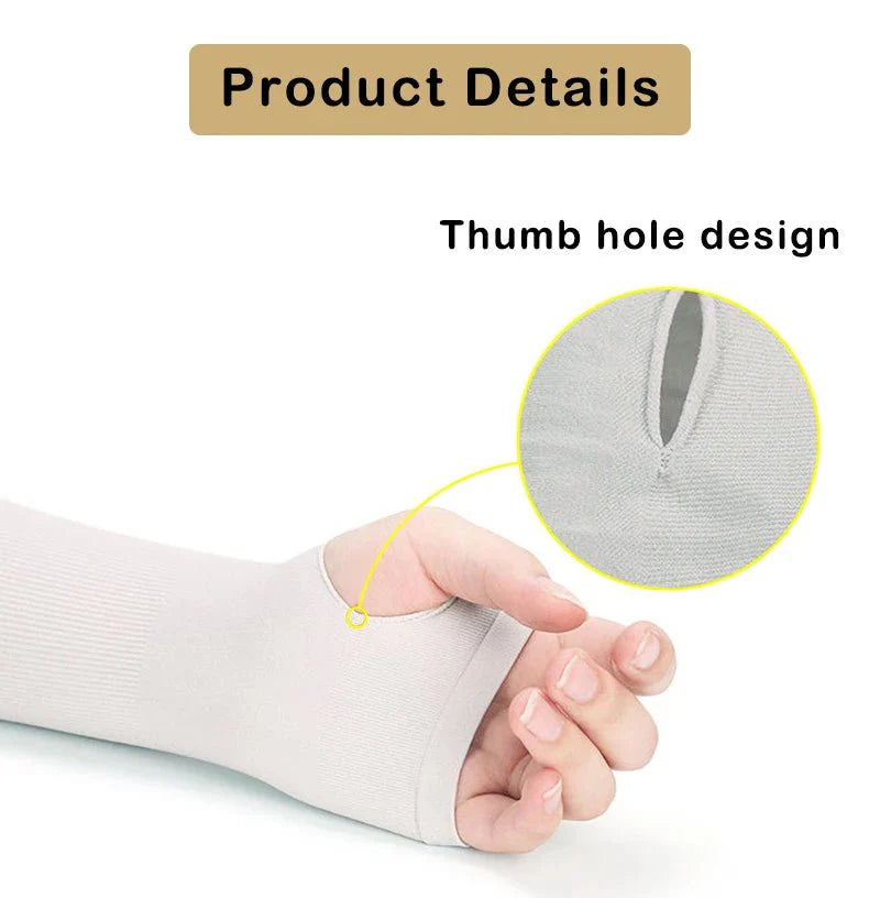 Breathable UV Protection Arm Sleeves for Outdoor Sports