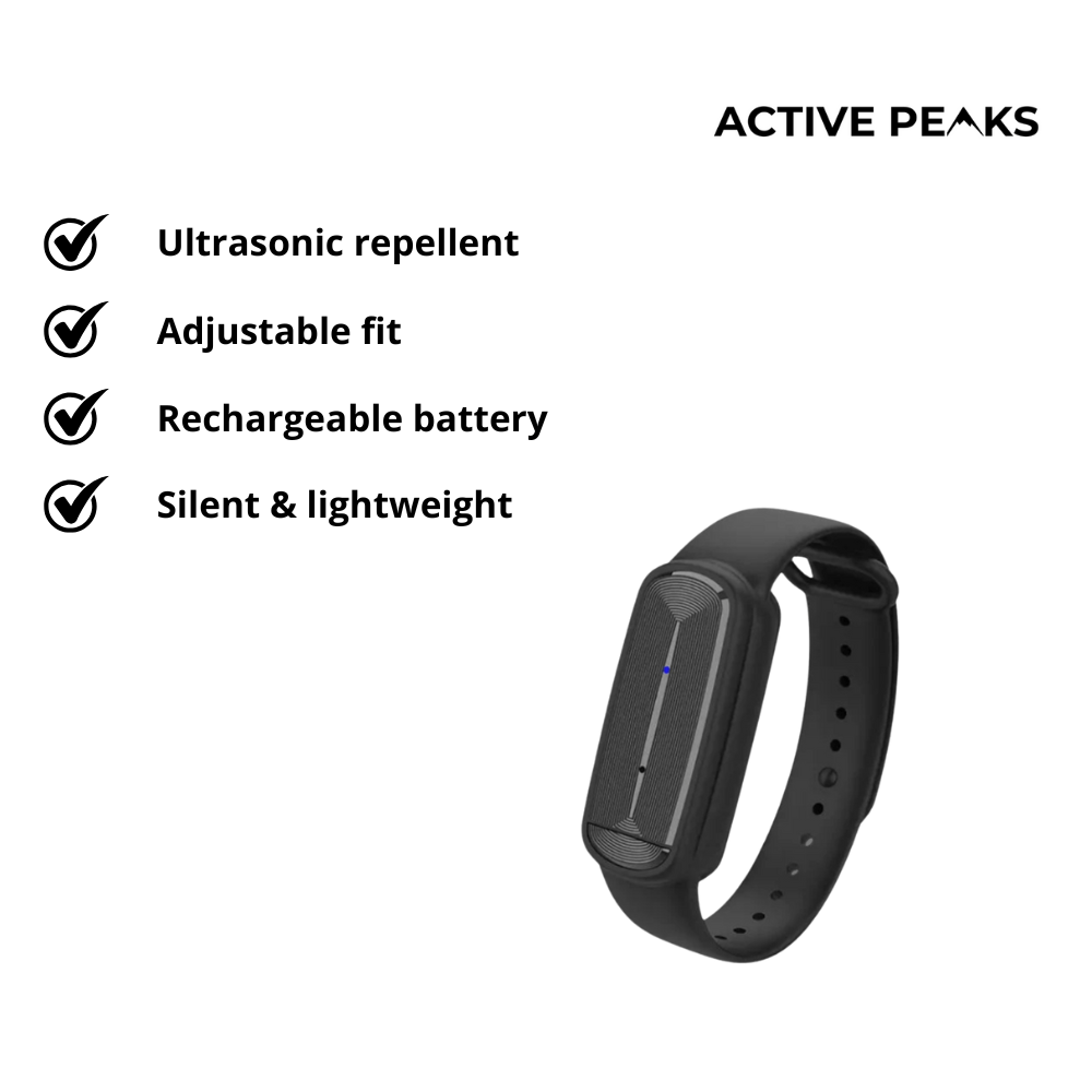 Ultrasonic Mosquito Repellent Bracelet – Rechargeable