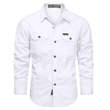 Lightweight Durable Long-Sleeve Outdoor Shirt for Men
