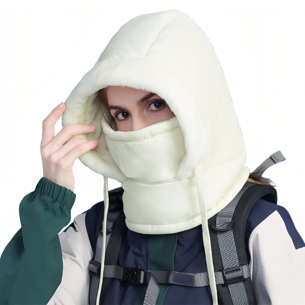 Water-Resistant Thermal Winter Balaclava with Adjustable Fit