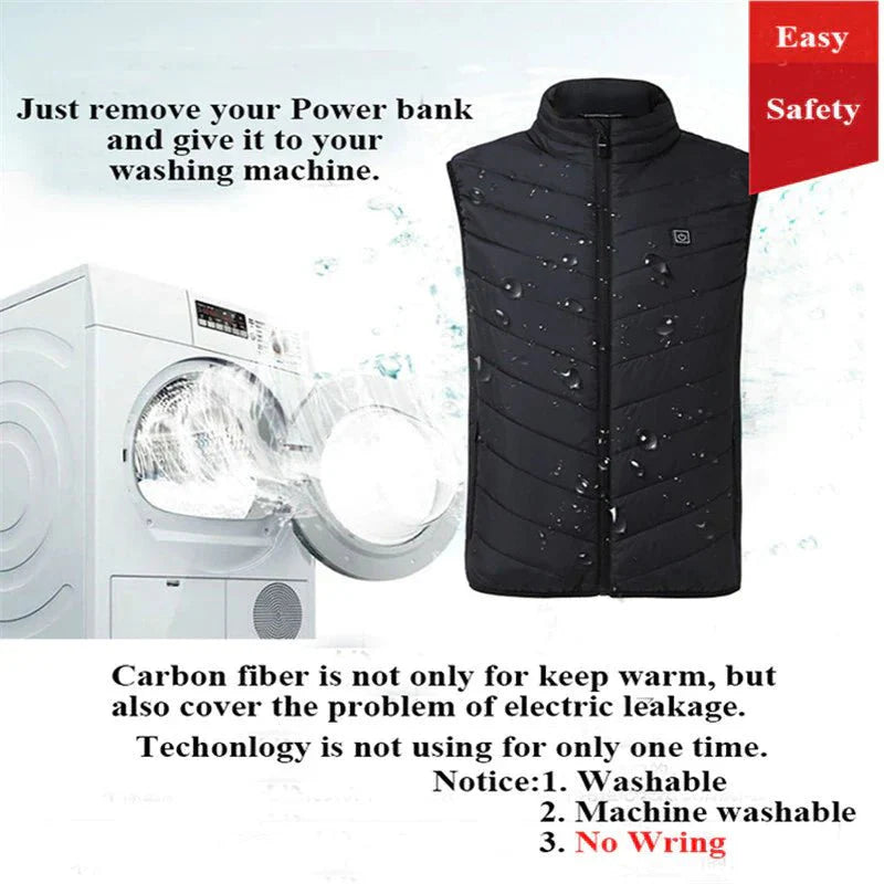 Heated Gilet – Lightweight & Water-Resistant with USB Power