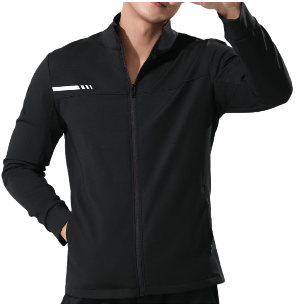 Lightweight Breathable Training Jacket with Zip