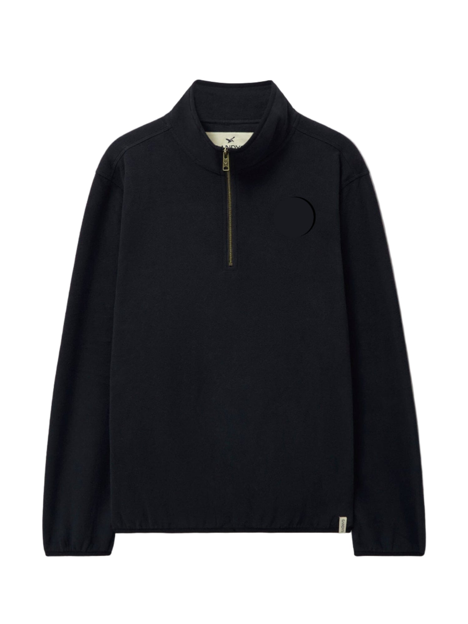 Black 1/4 Zip Lightweight Fleece