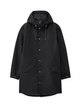 Black Water-Resistant Coat