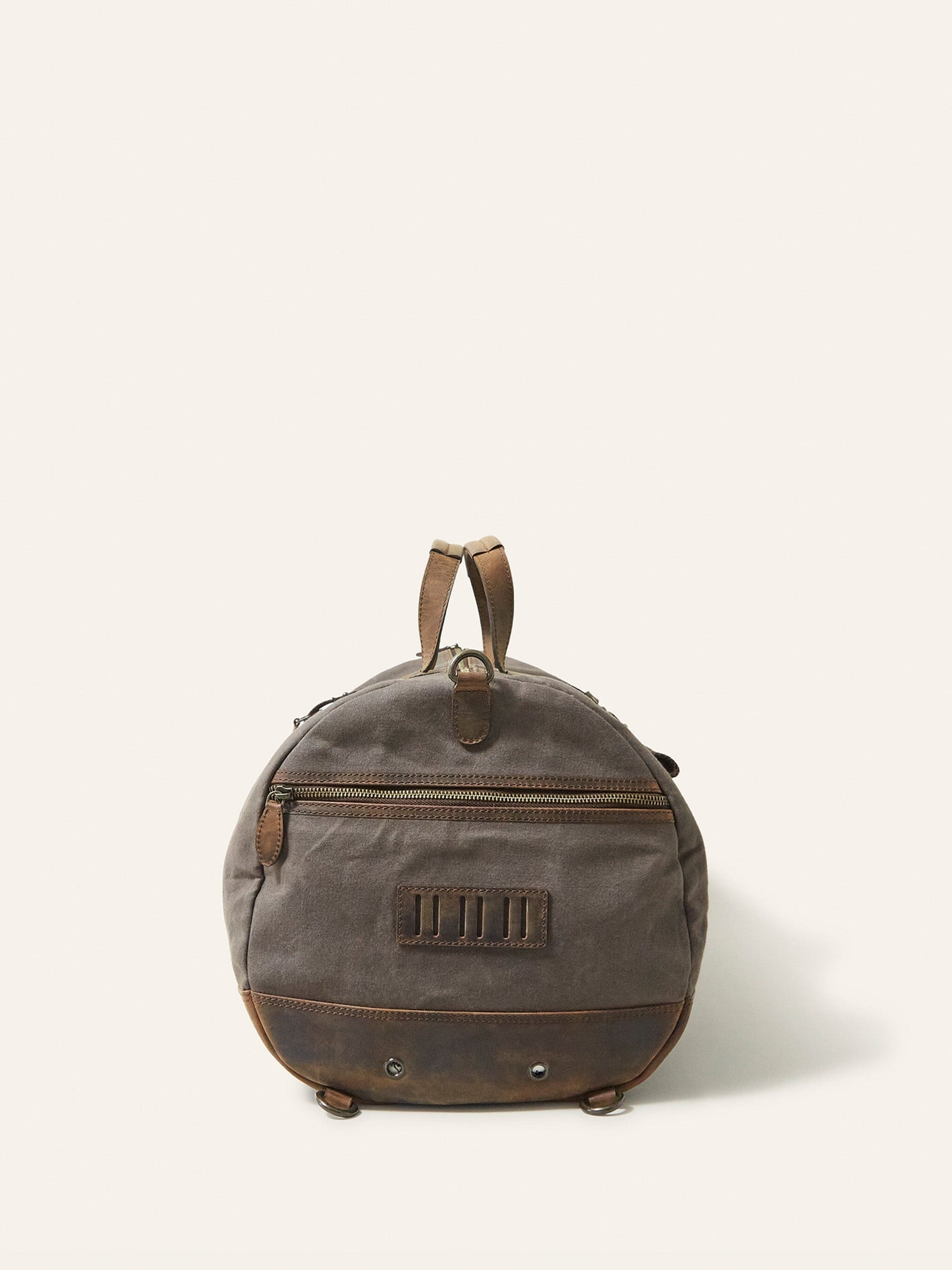Waxed Cotton Duffle Backpack