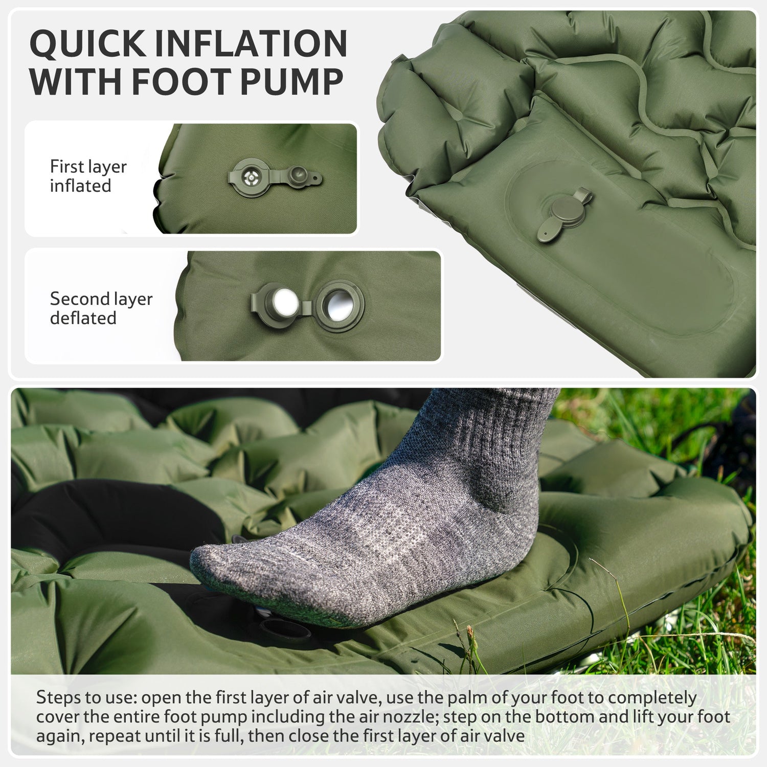 Ultralight Inflatable Sleeping Pad