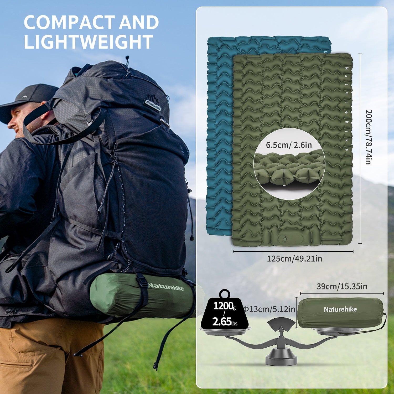 Ultralight Inflatable Sleeping Pad