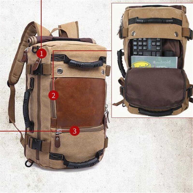 Rugged 35L Travel Backpack for Outdoor Use