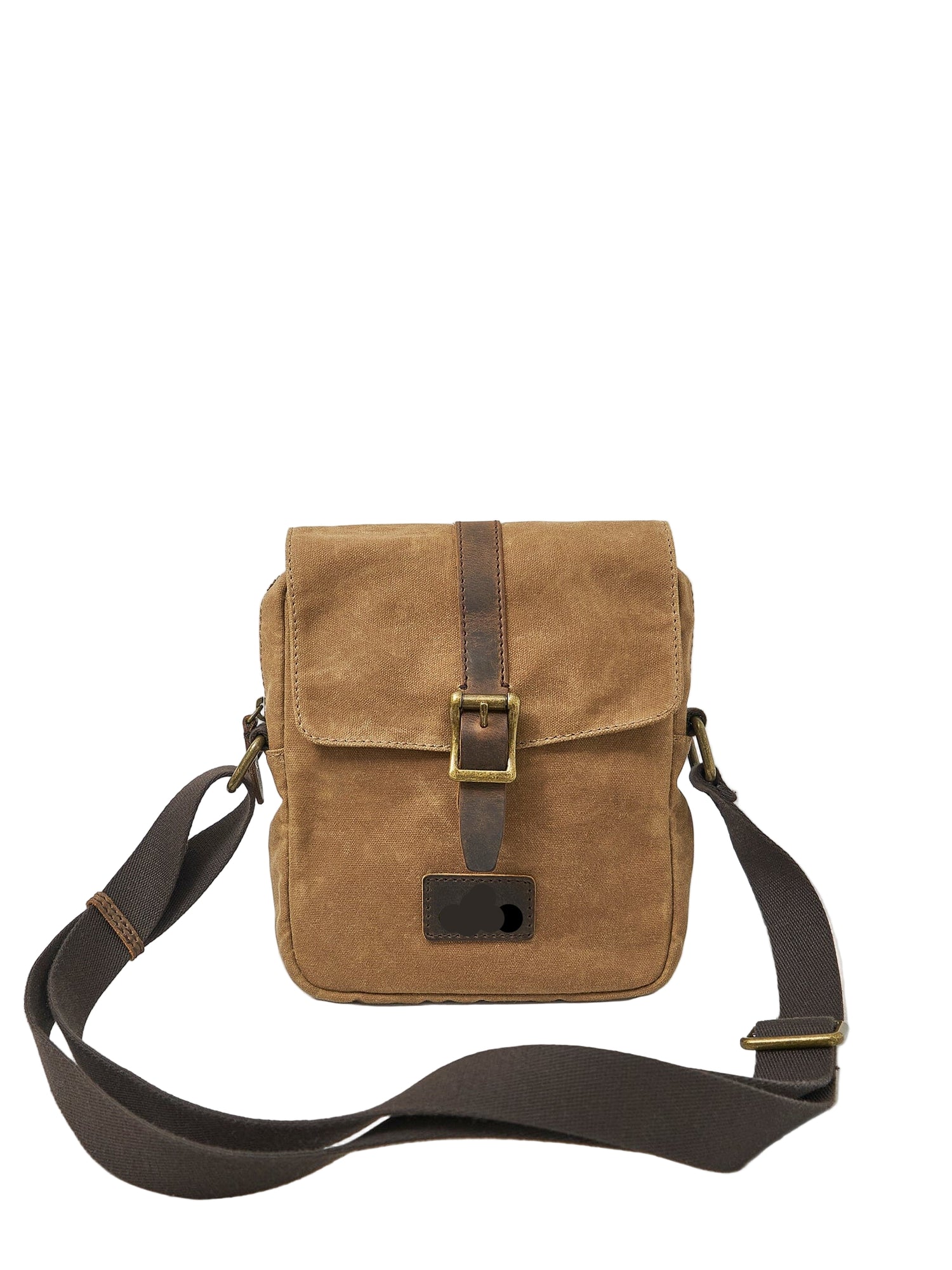 Sand Waxed Cotton Cross-Body Bag